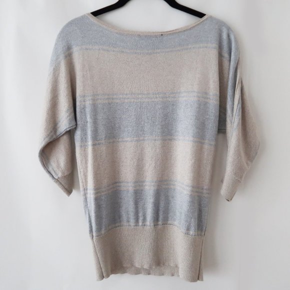 SOLD |WHBM | Dolman Bateau Stripe Pullover - Picture 7 of 8